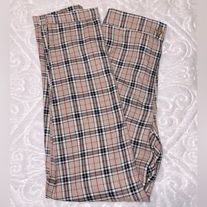 Nasty gal plaid pants size US 6
